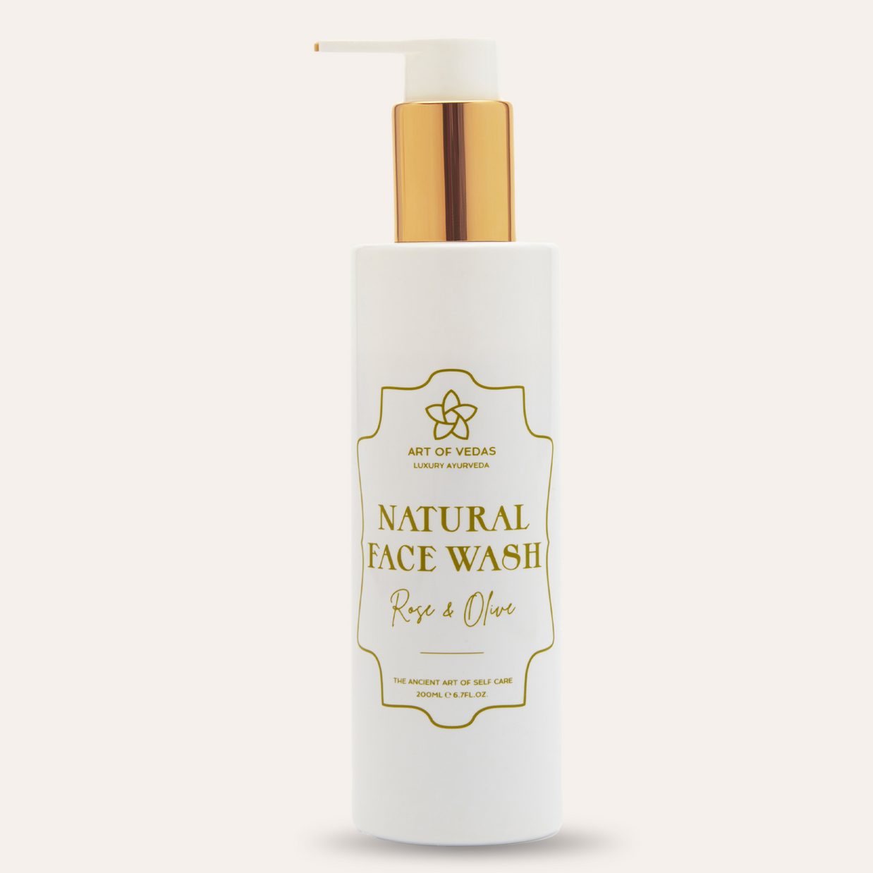 Natürliches Gesichtswaschmittel - Rose und Olive